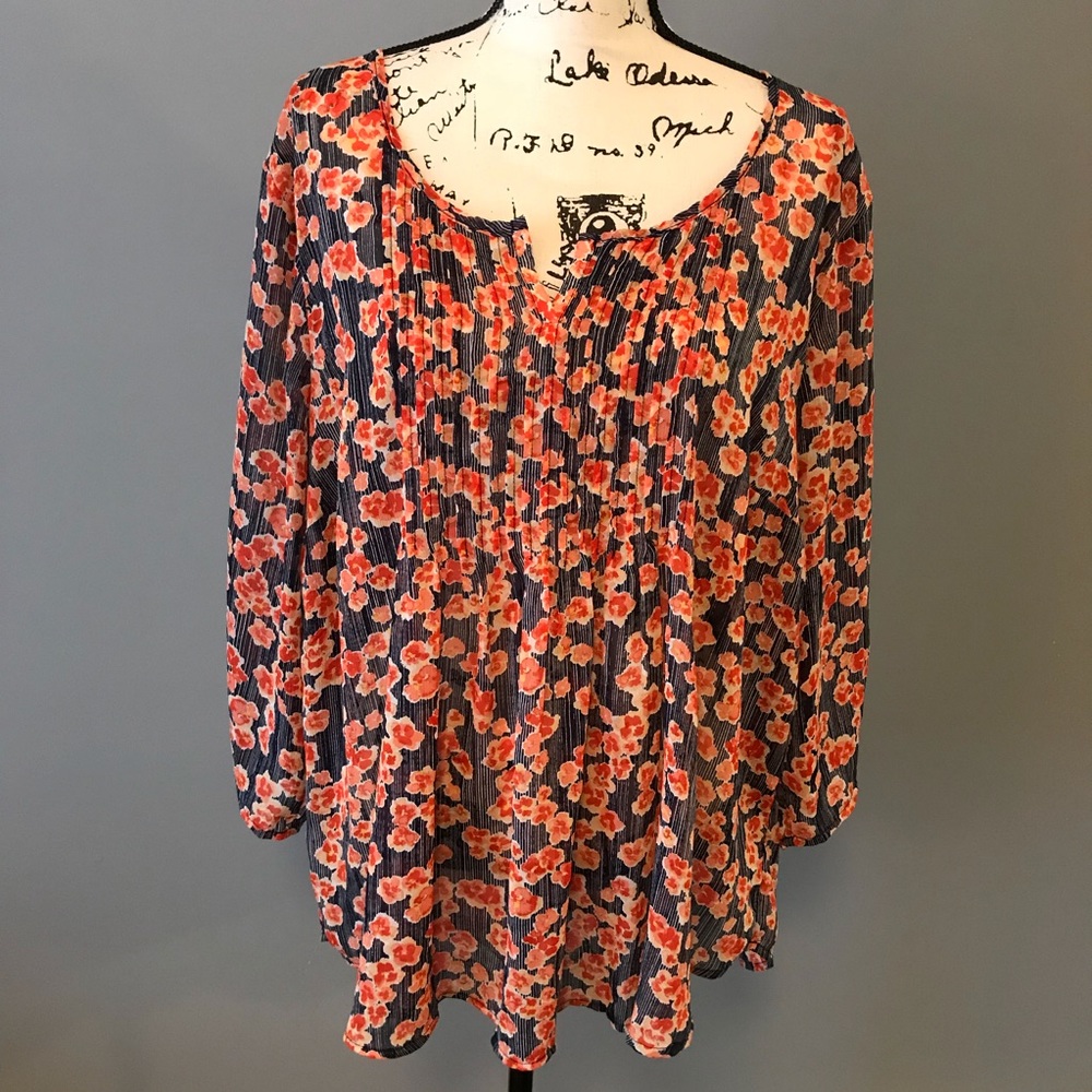 Torrid 3 Gauze Blouse